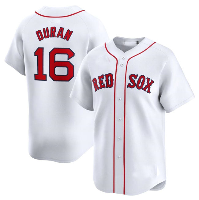 Boston Red Sox #16 Jarren Duran White 2024 Home Limited Stitched Baseball Jersey baseball jersey product view 1