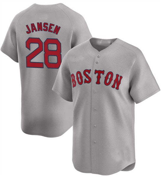 Boston Red Sox #28 Danny Jansen Gray 2024 Home Limited Stitched Baseball Jersey baseball jersey product view 1