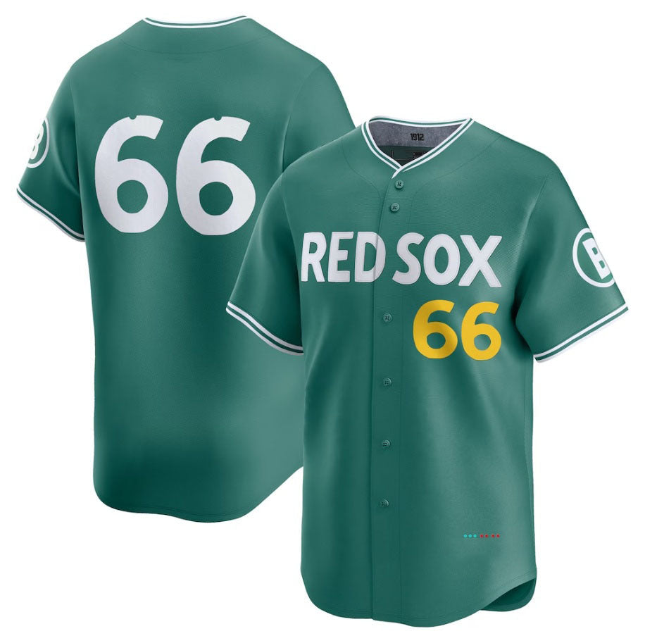 Boston Red Sox #66 Brayan Bello 2025 City Connect Limited Player Jersey - Green Stitched Baseball Jersey baseball jersey product view 1