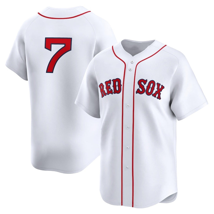 Boston Red Sox #7 Masataka Yoshida Home Limited Player Jersey - White Stitched Baseball Jersey baseball jersey product view 1