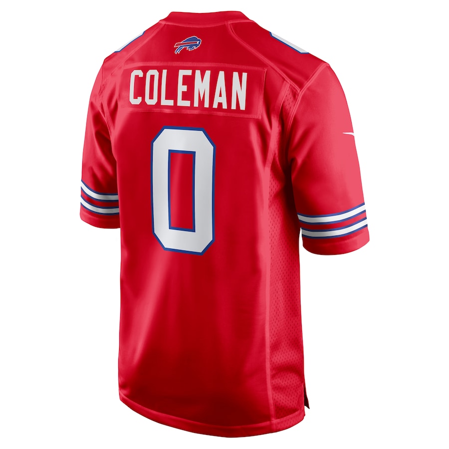 B.Bills #0 Keon Coleman Draft Player Game Jersey - Red American Football Jerseys football jersey product view 1