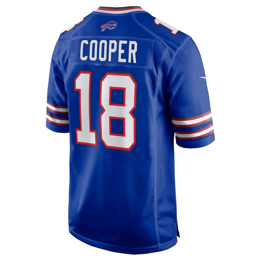 B.Bills #18 Amari Cooper Player Royal Game Jersey American Stitched Football Jerseys football jersey product view 1