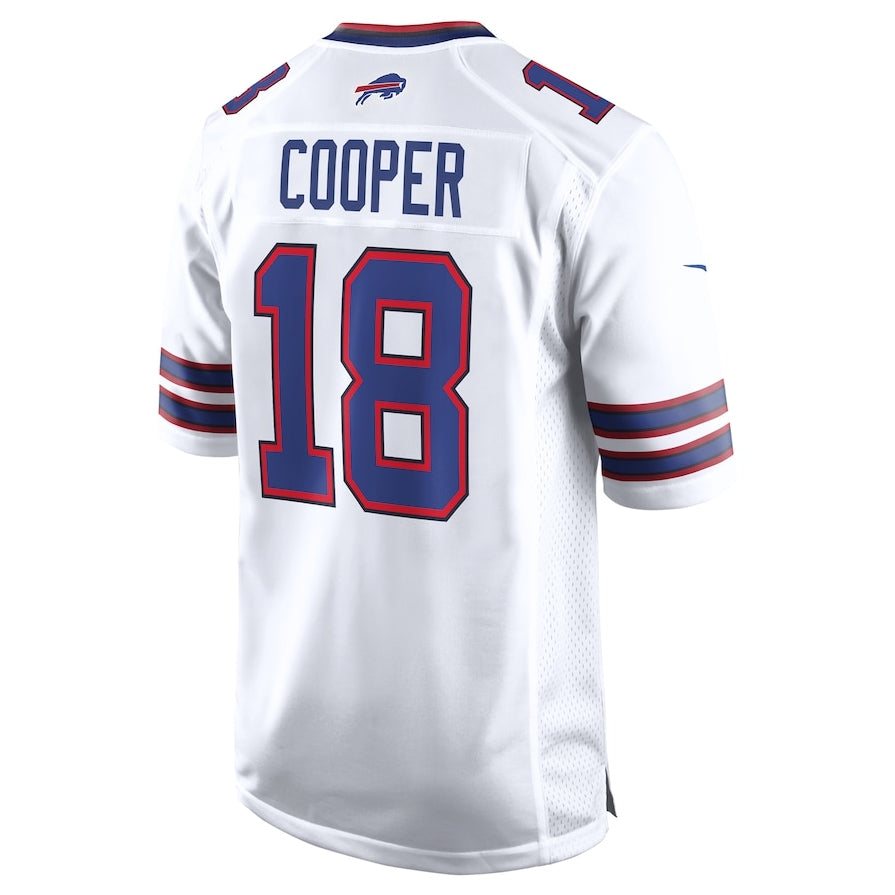 B.Bills #18 Amari Cooper White Player Game Jersey American Stitched Football Jerseys football jersey product view 1