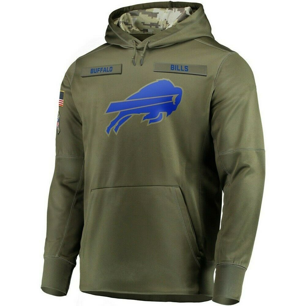 B.Bills Salute To Service Club Pullover Hoodie Player Jersey Birthday gifts -Stitched American Football Jerseys football jersey product view 1