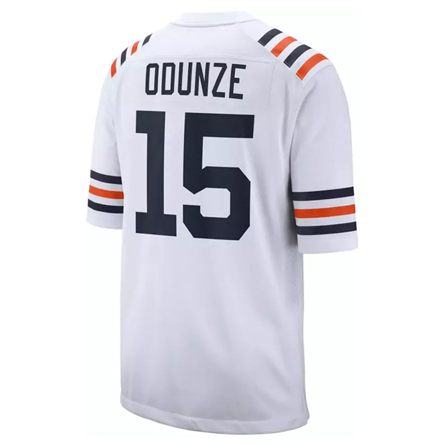 C.Bears #15 Rome Odunze Player White 2nd Alternate Game Football Jerseys football jersey product view 1