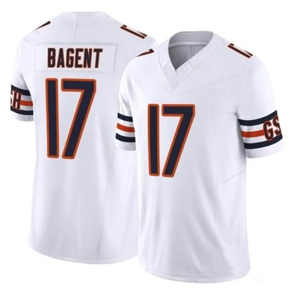C.Bears #17 Tyson Bagent Player White Vapor F.U.S.E. Limited Football Jerseys football jersey product view 1