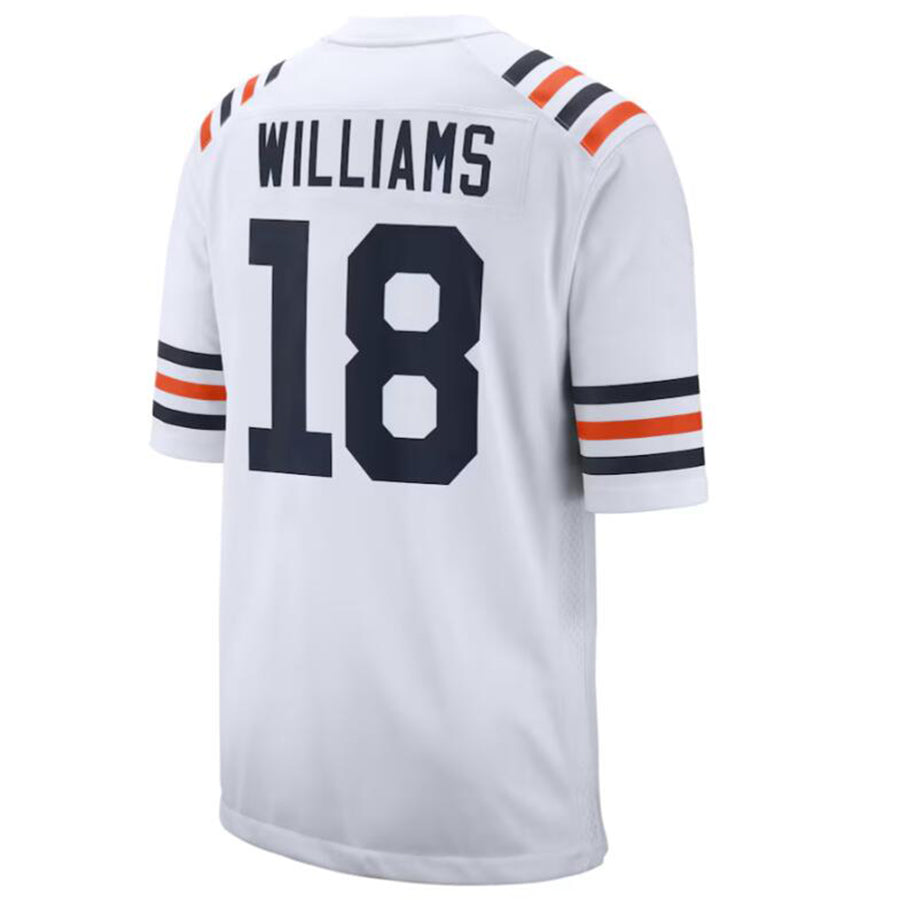 C.Bears #18 Caleb Williams White Game Player Football Jerseys football jersey product view 1
