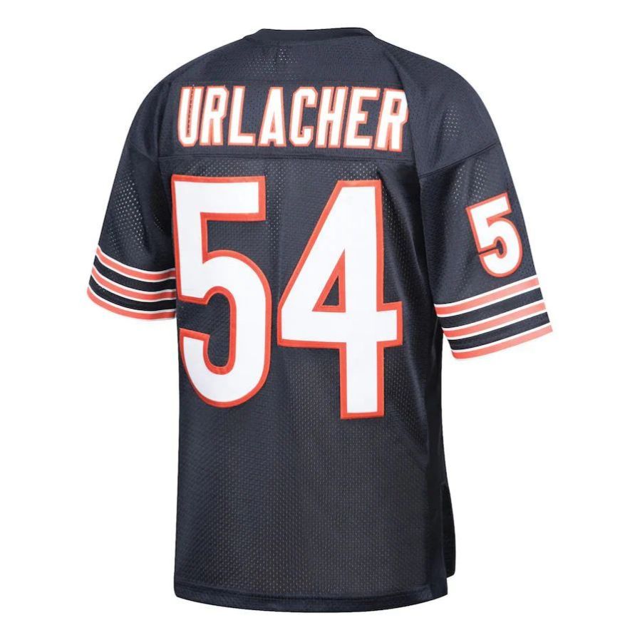 C.Bears #54 Brian Urlacher Navy 2001 Authentic Throwback Retired Player Jersey Stitched American Football Jerseys football jersey product view 1