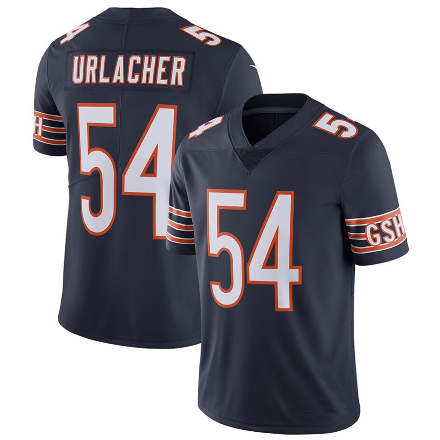 C.Bears #54 Brian Urlacher Player Navy Vapor Limited Game Football Jerseys football jersey product view 1