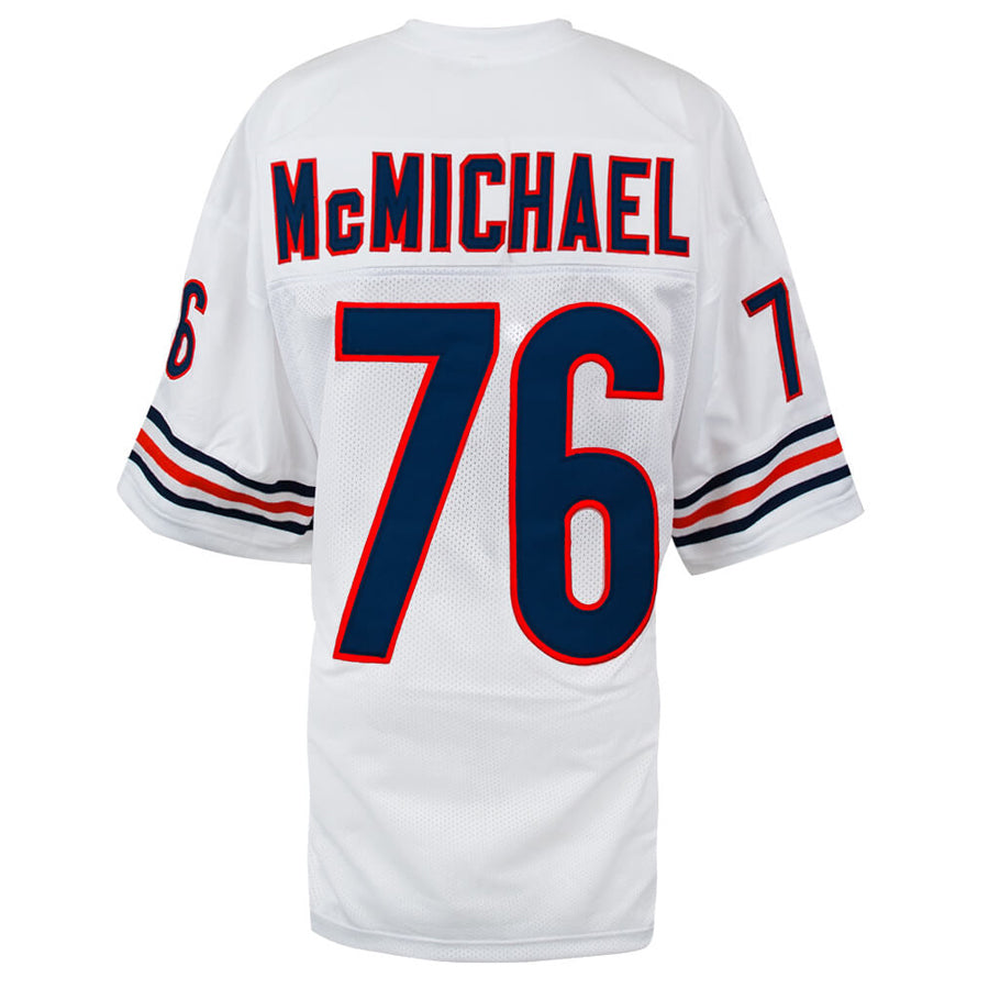 C.Bears #76 Steve McMichael Player White Game Football Jerseys football jersey product view 1