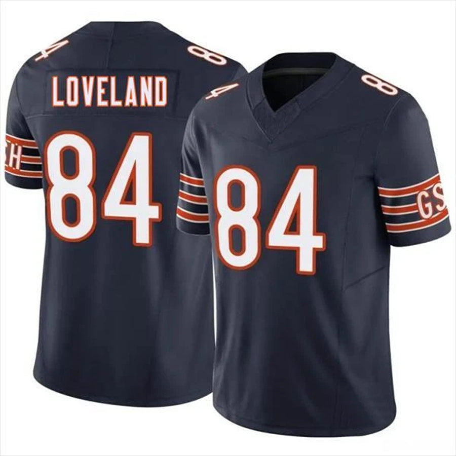 C.Bears #84 Colston Loveland Player F.U.S.E. Limited Navy Game Football Jerseys football jersey product view 1