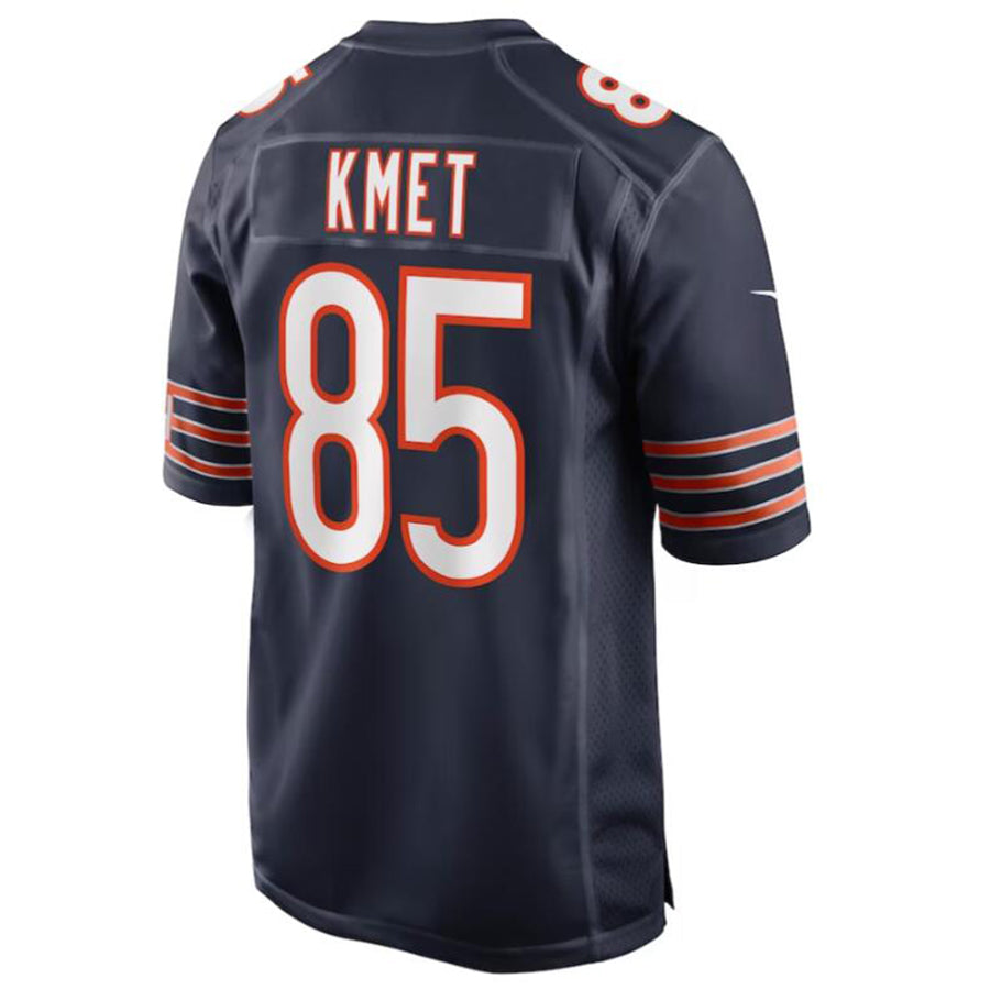C.Bears #85 Cole Kmet Navy Player Game Jersey American Stitched Football Jerseys football jersey product view 1