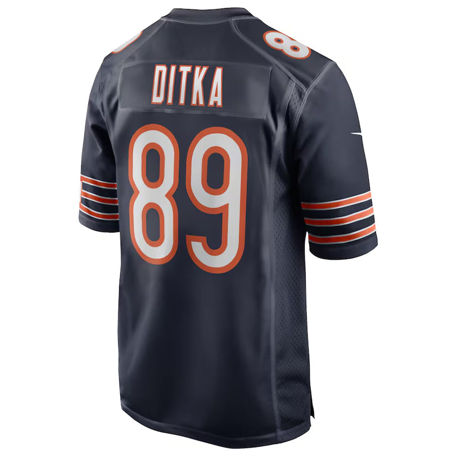 C.Bears #89 Mike Ditka Player Navy Home Game Football Jerseys football jersey product view 1