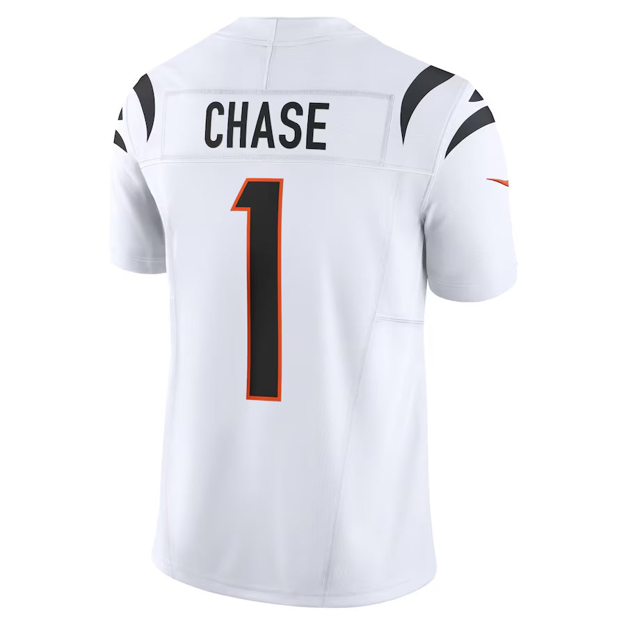 C.Bengals #1 Ja'Marr Chase Player White Vapor F.U.S.E. Limited Football Jerseys football jersey product view 1