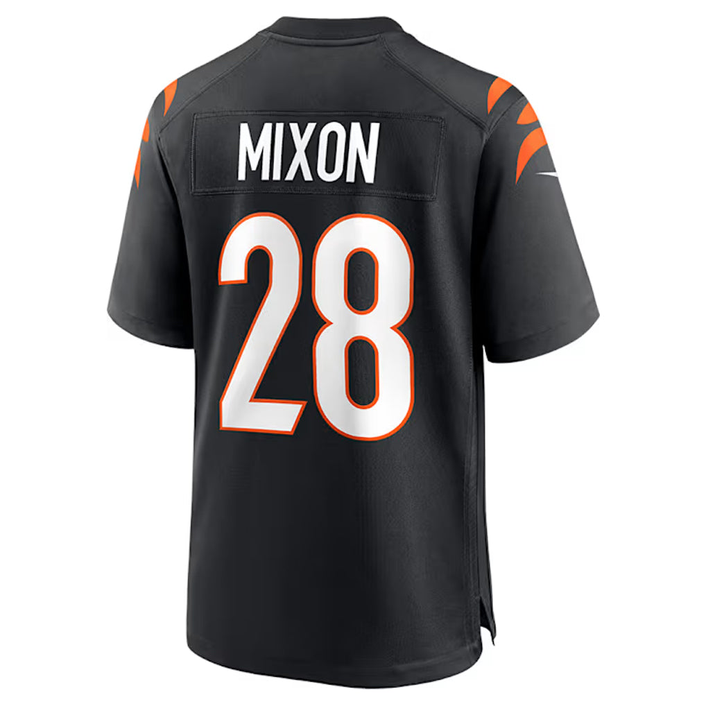 C.Bengals #28 Corey Dillon Player Black Home Game Football Jerseys football jersey product view 1