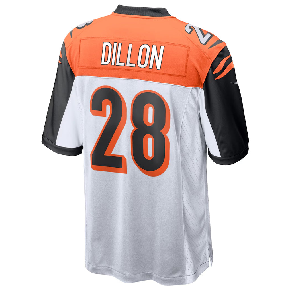 C.Bengals #28 Corey Dillon Player White Game Football Jerseys football jersey product view 1