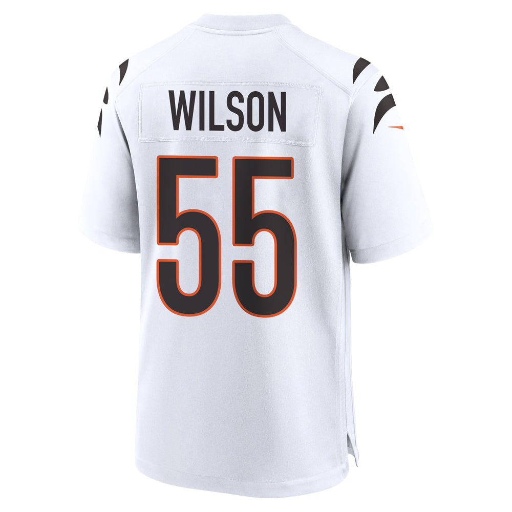 C.Bengals #55 Logan Wilson Player White Home Game Football Jerseys football jersey product view 1