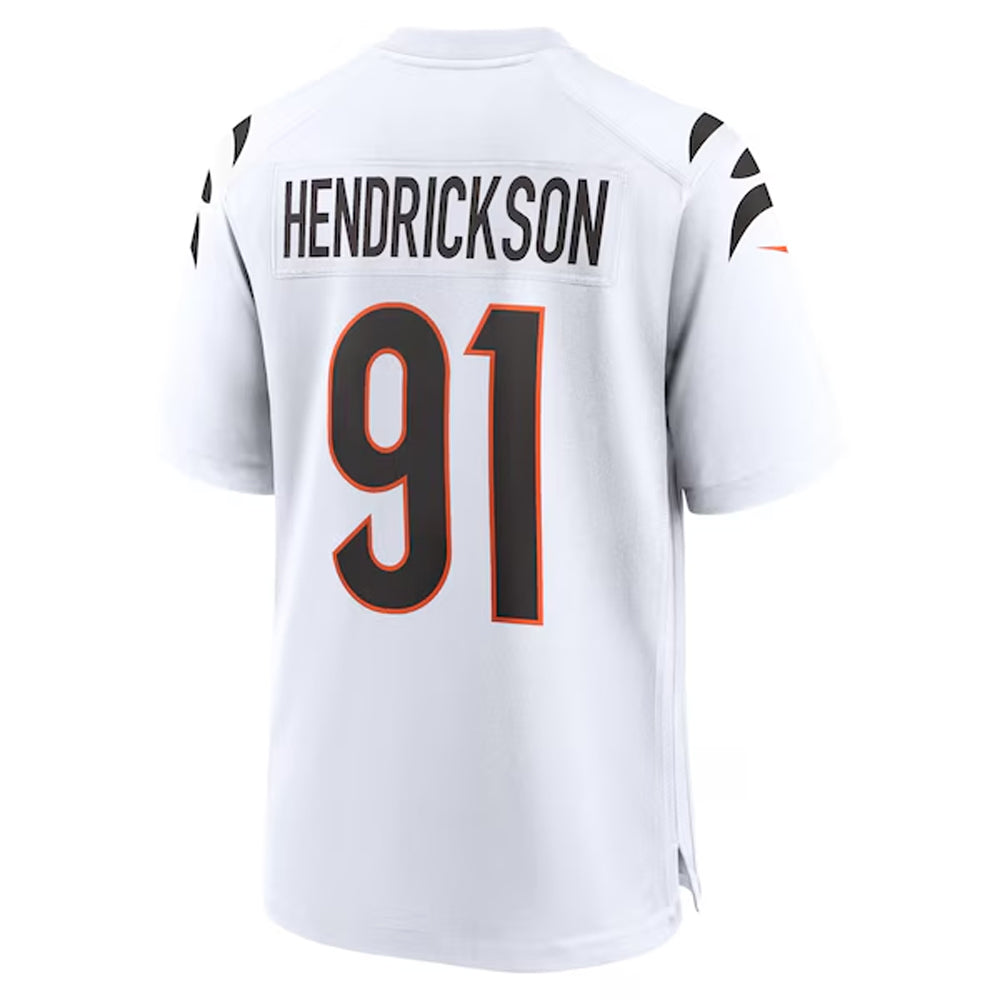 C.Bengals #91 Trey Hendrickson Player White Home Game Football Jerseys football jersey product view 1