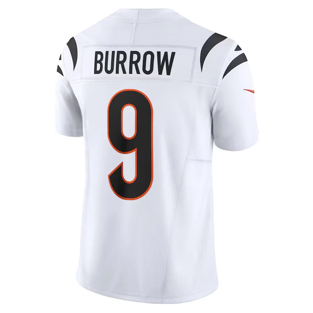C.Bengals #9 Joe Burrow Player White Vapor F.U.S.E. Limited Football Jerseys football jersey product view 1