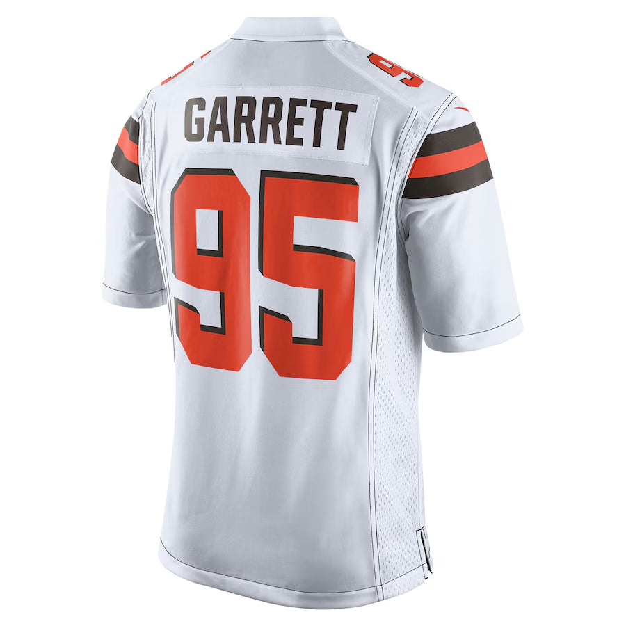 C.Browns #95 Myles Garrett Player White Game Football Jerseys football jersey product view 1