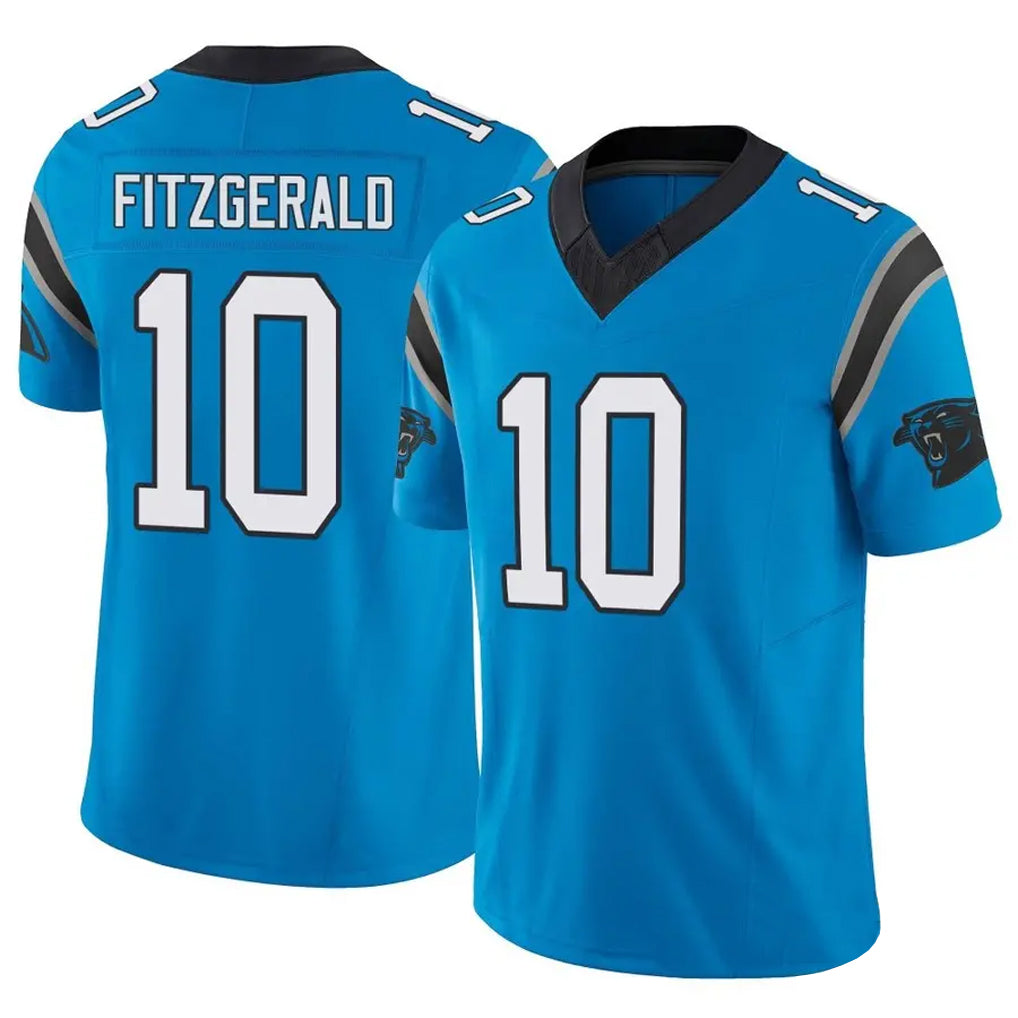 C.Panthers #10 Ryan Fitzgerald Player Blue Limited Vapor F.U.S.E. Football Jerseys football jersey product view 1