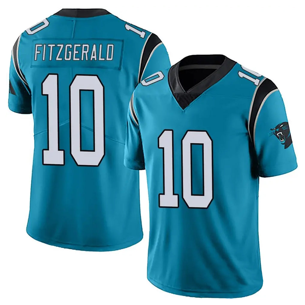 C.Panthers #10 Ryan Fitzgerald Player Blue Vapor Limited Football Jerseys football jersey product view 1