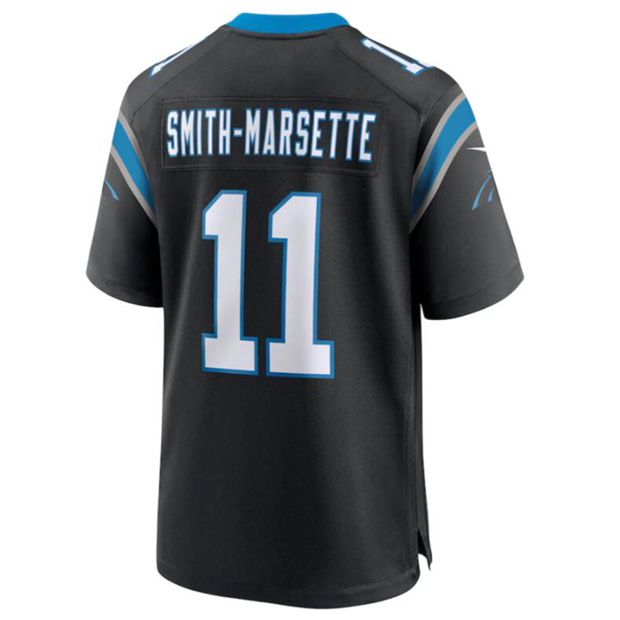 C.Panthers #11 Ihmir Smith-Marsette Black Team Game Jersey American Stitched Football Jerseys football jersey product view 1