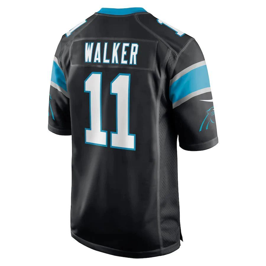 C.Panthers #11 P.J. Walker Black Game Player Jersey Stitched American Football Jerseys football jersey product view 1