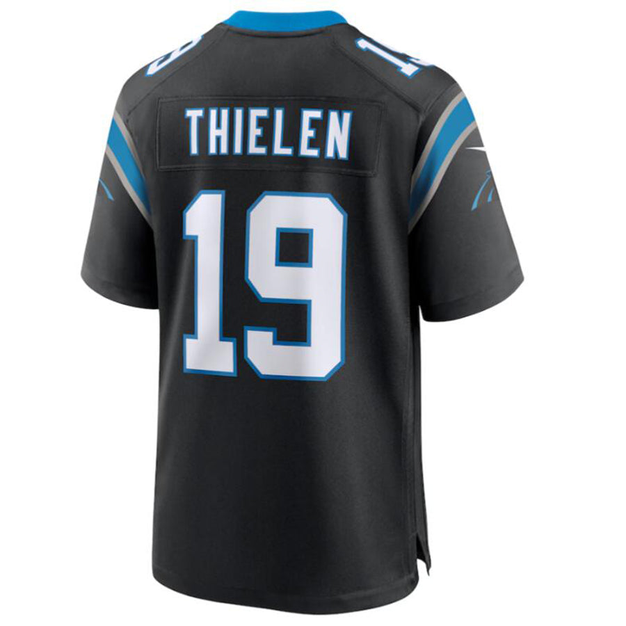 C.Panthers #19 Adam Thielen Black Game Player Jersey American Stitched Football Jerseys football jersey product view 1