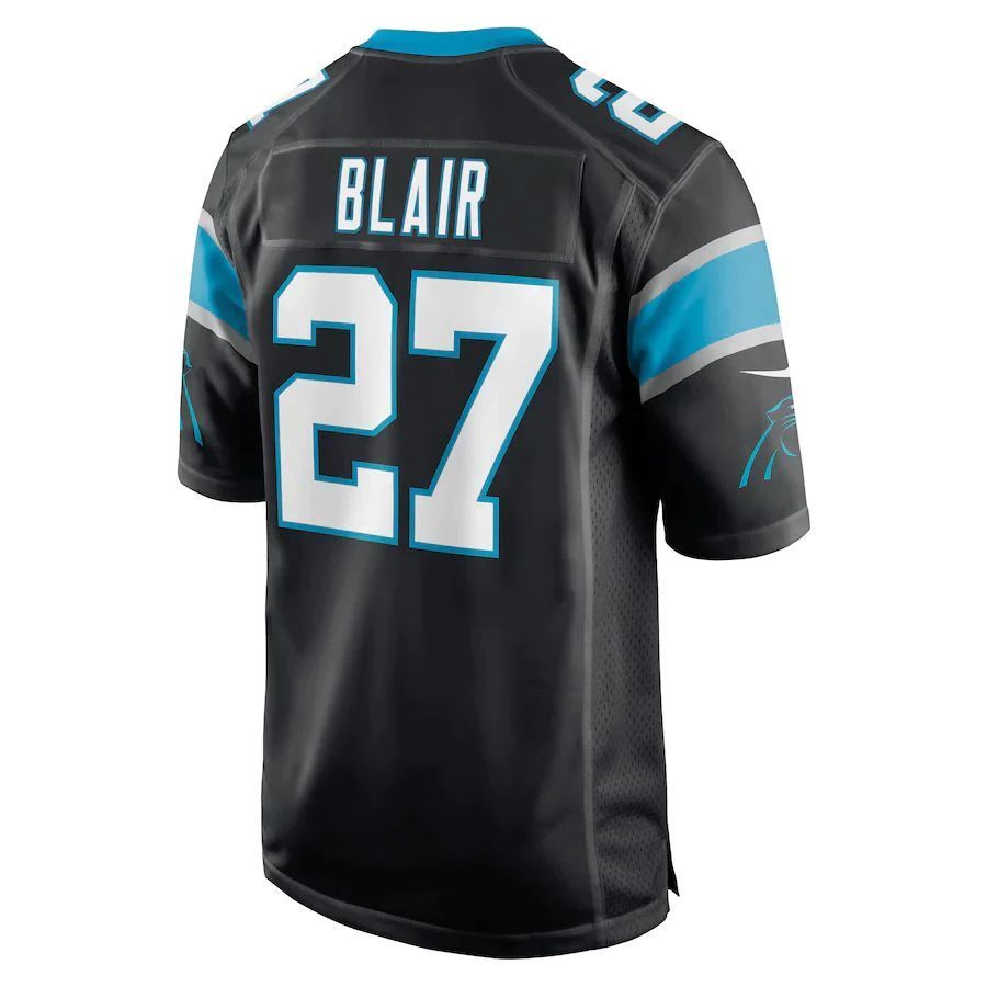 C.Panthers #27 Marquise Blair Black Game Player Jersey Stitched American Football Jerseys football jersey product view 1