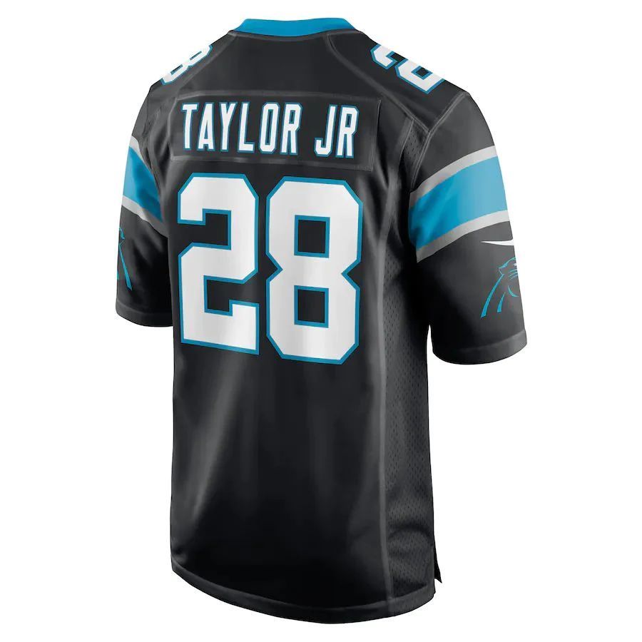 C.Panthers #28 Keith Taylor Jr. Black Game Player Jersey Stitched American Football Jerseys football jersey product view 1