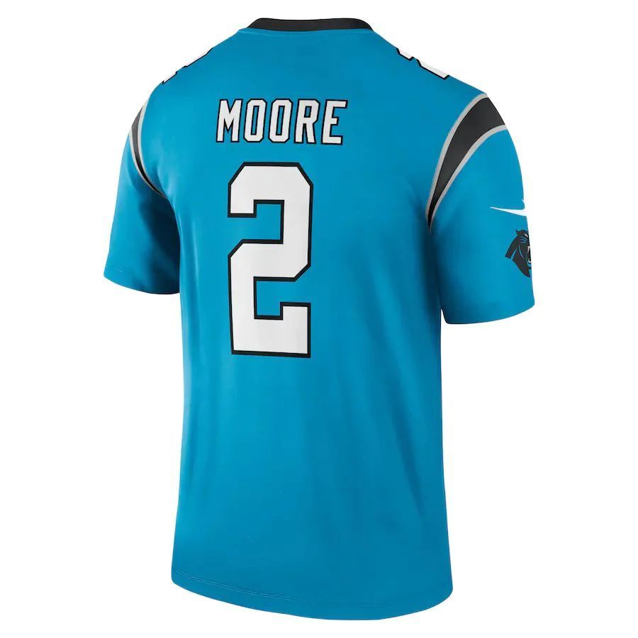 C.Panthers #2 D.J. Moore Blue Legend Player Jersey Stitched American Football Jerseys football jersey product view 1