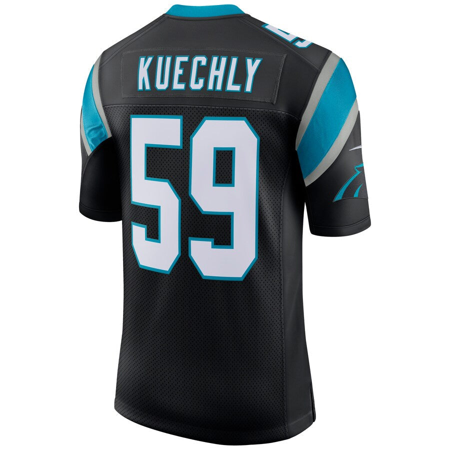 C.Panthers #59 Luke Kuechly Player Black Classic Limited Football Jerseys football jersey product view 1