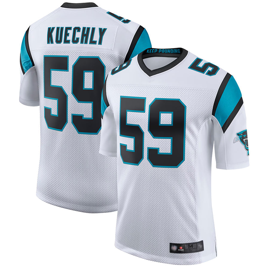 C.Panthers #59 Luke Kuechly Player White Classic Limited Football Jerseys football jersey product view 1