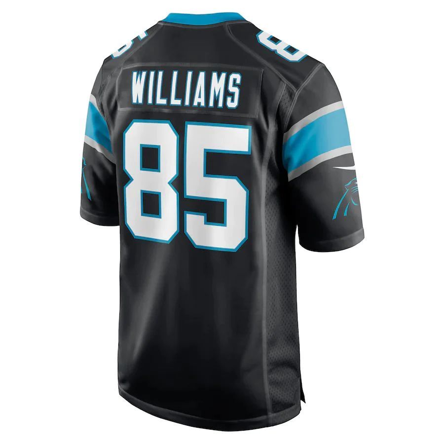 C.Panthers #85 Preston Williams Black Game Player Jersey Stitched American Football Jerseys football jersey product view 1