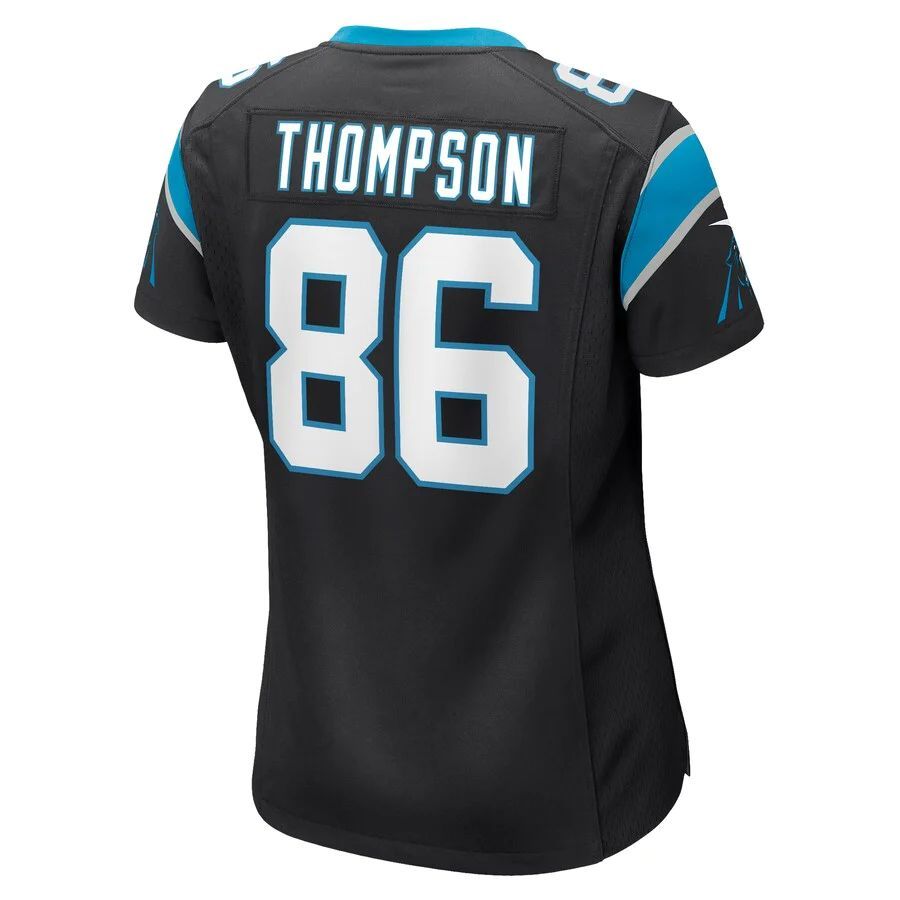 C.Panthers #86 Colin Thompson Black Game Player Jersey Stitched American Football Jerseys football jersey product view 1