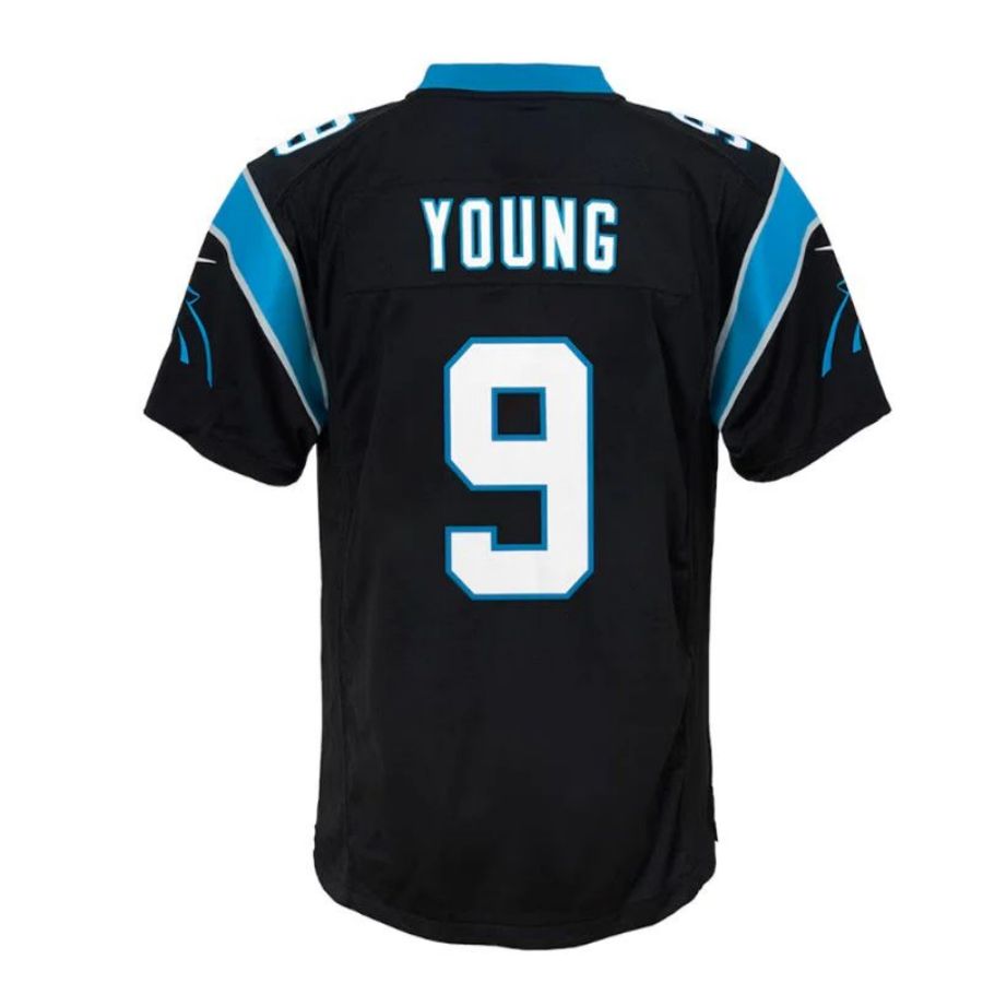 C.Panthers #9 Bryce Young Game Player Jersey - Black Stitched American Football Jerseys football jersey product view 1