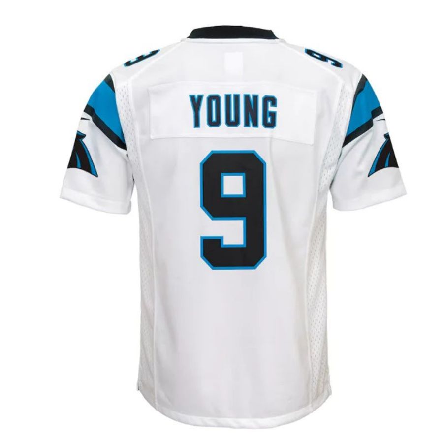 C.Panthers #9 Bryce Young Game Player Jersey - White Stitched American Football Jerseys football jersey product view 1