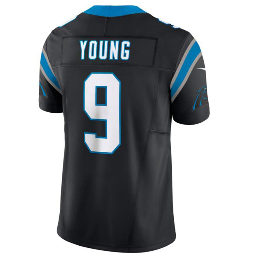 C.Panthers #9 Bryce Young Player Black Vapor F.U.S.E. Limited Jersey American Stitched Football Jerseys football jersey product view 1