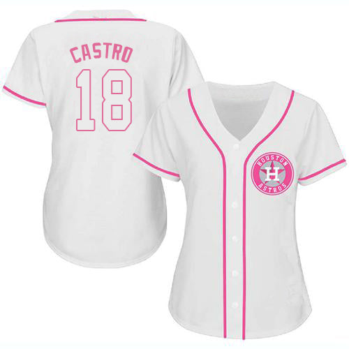 Baseball Jersey Houston Astros Jason Castro White Fashion Stitched Jerseys baseball jersey product view 1