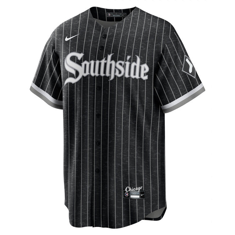 Chicago White Sox City Connect Jersey - Black baseball jersey product view 1