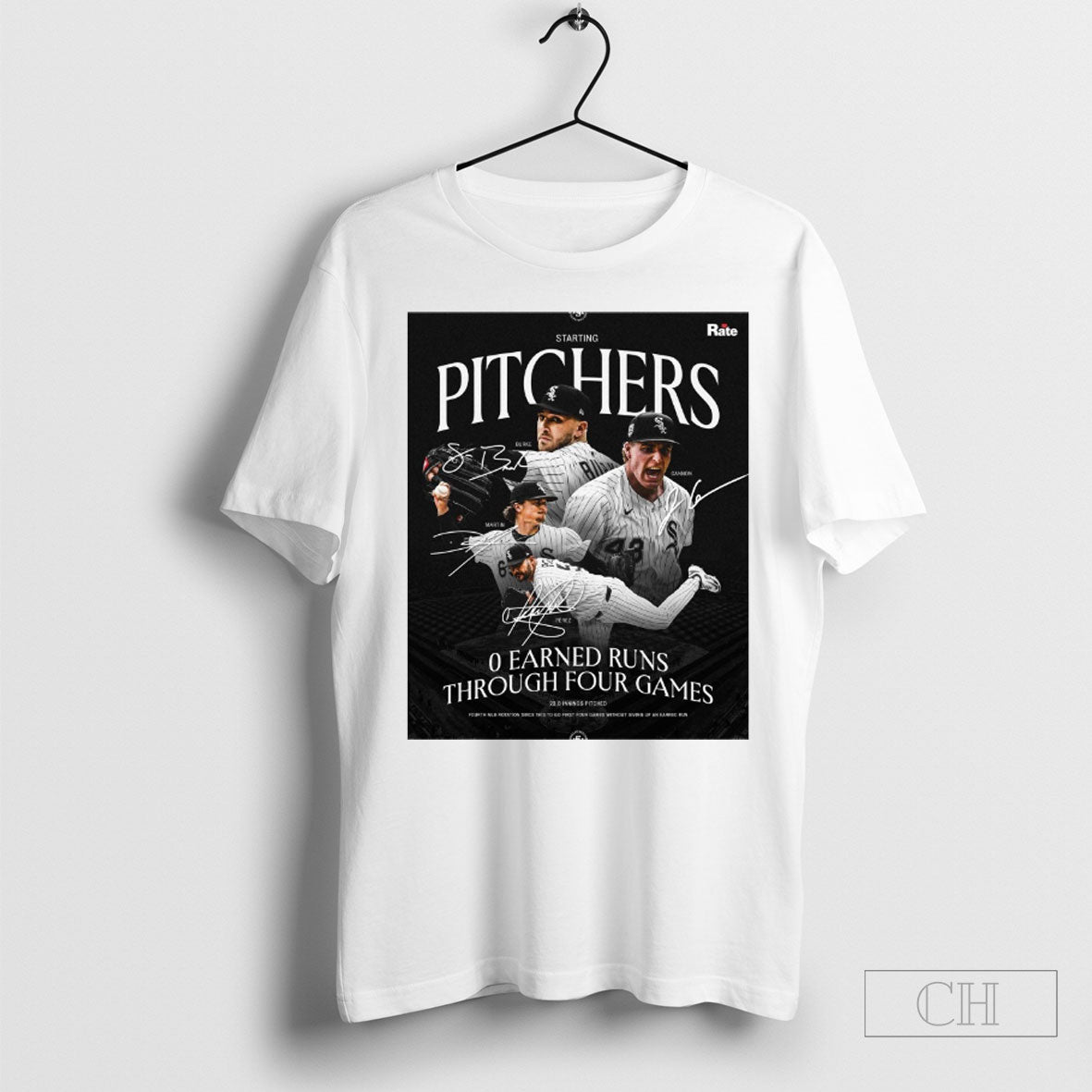 Chicago White Sox Starting Pitchers Burke Cannon - Adult & Kids T-Shirts, Sweatshirts & Hoodies apparel design preview 1