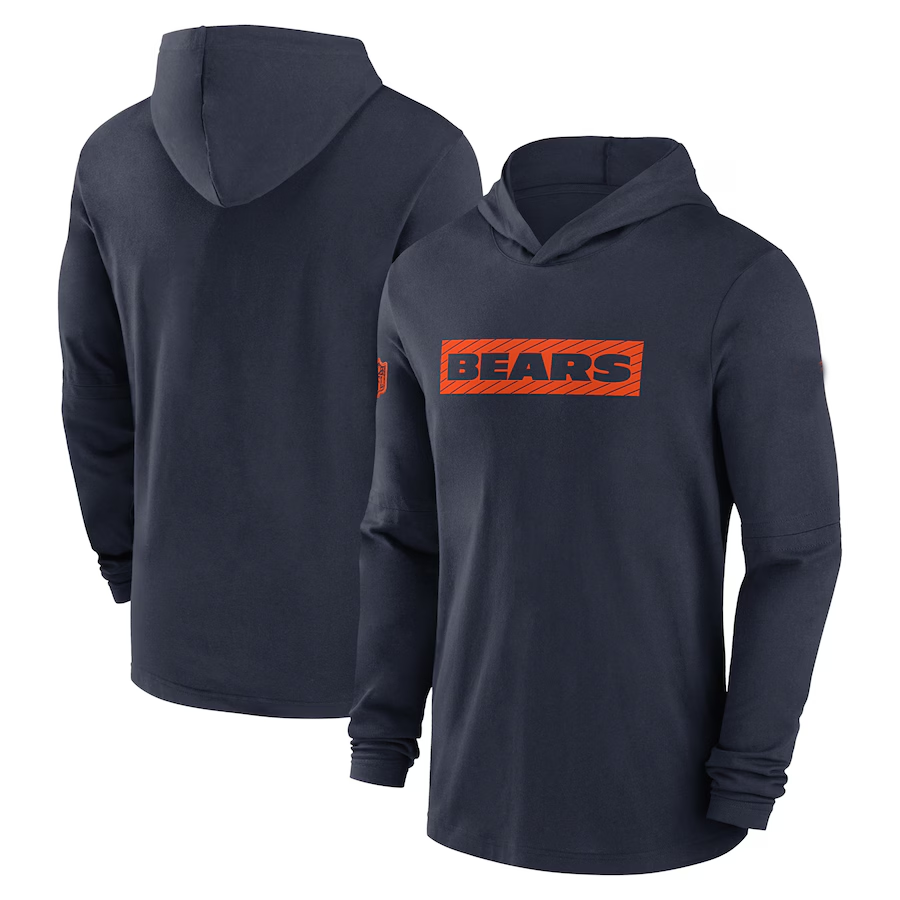C.Bears Salute To Service Club Pullover Hoodie Stitched American Football Jerseys Player Jersey football jersey product view 1