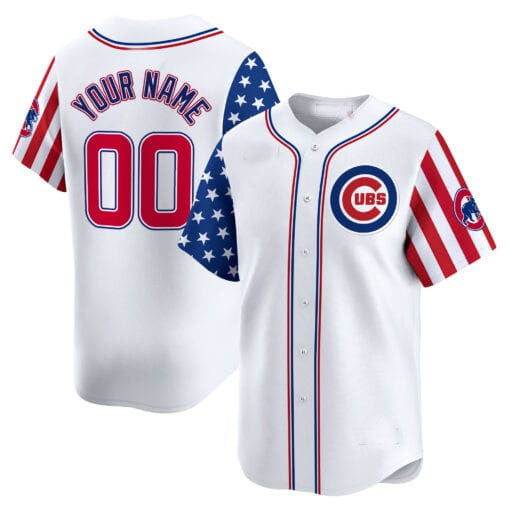 Custom Chicago Cubs 2024 Independence Day Vapor Premier Limited¨C All Stitched Baseball Jersey baseball jersey product view 1