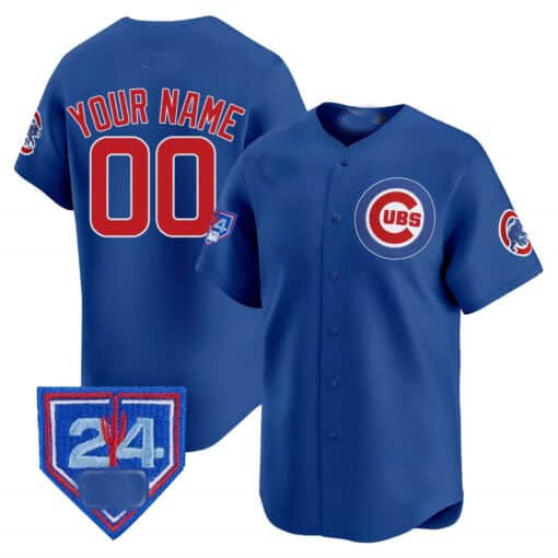 Custom Chicago Cubs 2024 Spring Training Patch Vapor Premier Limited¨C All Stitched Baseball Jersey baseball jersey product view 3