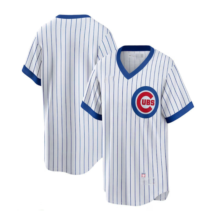 Chicago Cubs Home Cooperstown Collection Team Jersey - White Baseball Jerseys baseball jersey product view 1