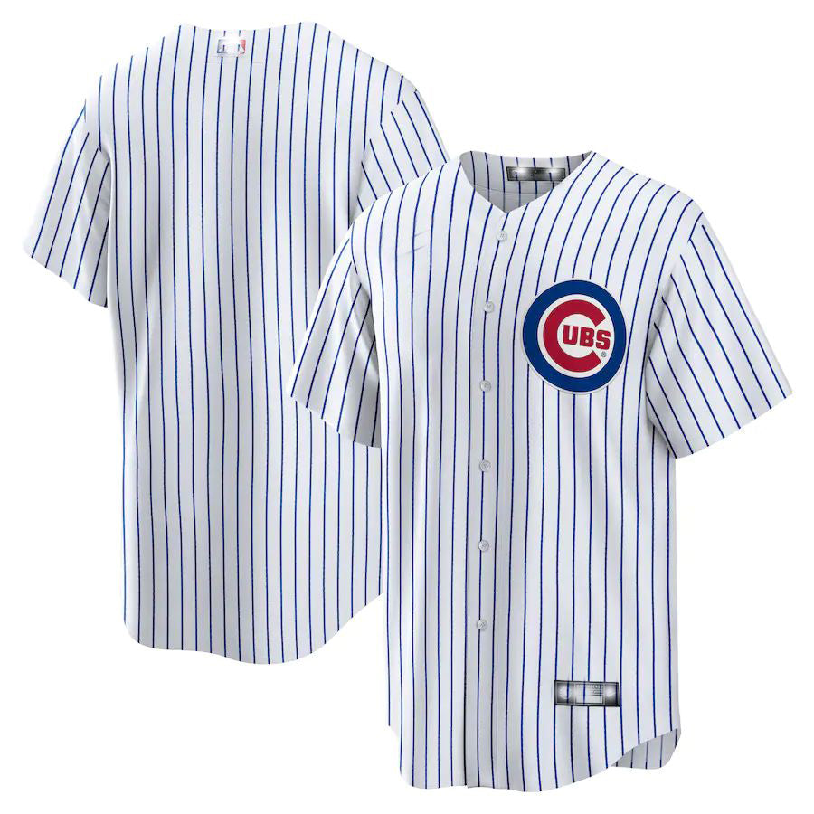 Chicago Cubs White Home Replica Team Jersey Baseball Jerseys baseball jersey product view 1