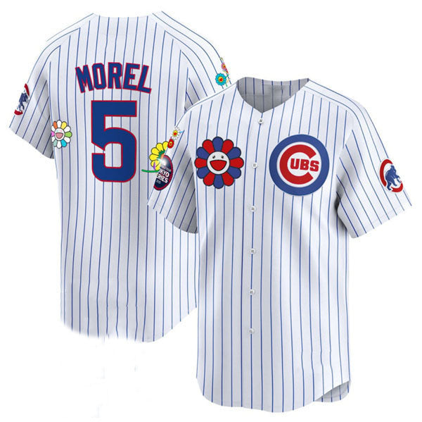 Chicago Cubs #5 Christopher Morel White 2025 Tokyo Series Limited Stitched Baseball Jersey baseball jersey product view 1