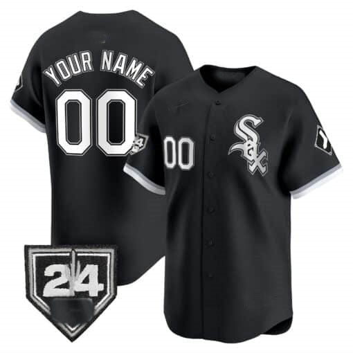 Custom Chicago White Sox 2024 Spring Training Patch Vapor Premier Limited¨C All Stitched Baseball Jersey baseball jersey product view 2