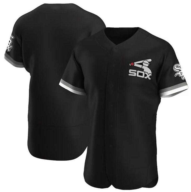 Chicago White Sox Alternate Authentic Team Jersey - Black Baseball Jerseys baseball jersey product view 1